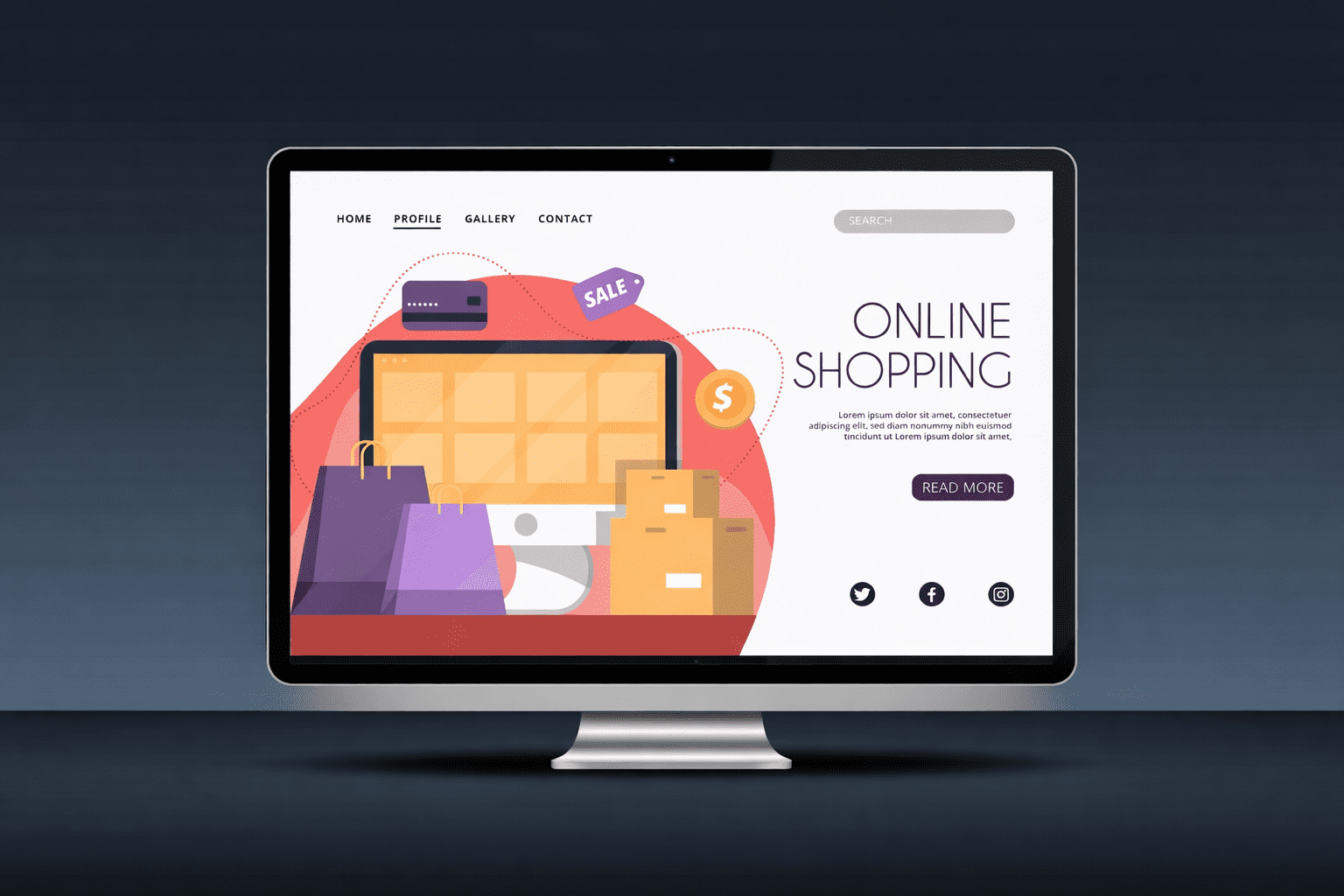 Web Design Interface